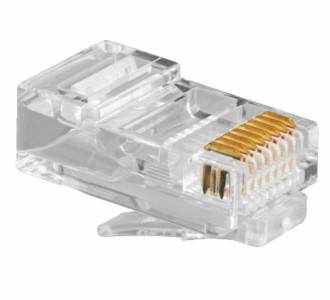 CONECTOR RJ-45 MACHO CAT5E GV ADT.014 C/100 UNID