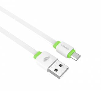 CABO USB AM/MICRO USB 1MT C3TECH CB-100WH FLAT BRANCO