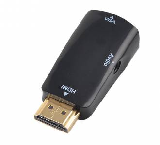 ADAPTADOR HDMI-M/VGA-F C/AUDIO 5+ CHIP SCE 075-0822