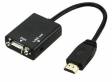 CONVERSOR DE VIDEO HDMI-M/VGA-F C/AUDIO 5+ CHIP SCE 075-0823