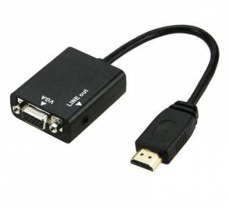 CONVERSOR DE VIDEO HDMI-M/VGA-F C/AUDIO 5+ CHIP SCE 075-0823