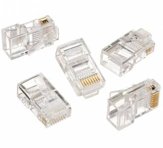 CONECTOR RJ-45 MACHO CAT5E FORTREK 62899 FK120E/RJ45-201 C/100 UNID