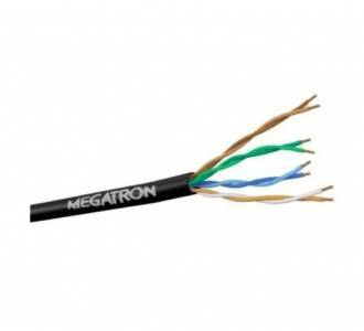 CABO LAN UTP CAT5E ULTRA CFTV 4PX24AWG CCA CX 300MT PRETO