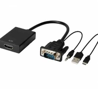 CABO CONVERSOR HDMI-F/VGA-M C/AUDIO CDC-2001