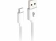 CABO USB AM/USB C 1MT 2A C3TECH CB-C11WH BRANCO