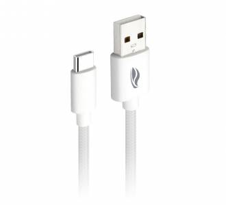 CABO USB AM/USB C 1MT 2A C3TECH CB-C11WH BRANCO