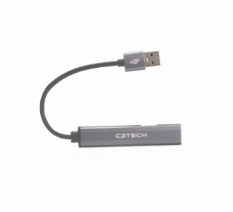 HUB 4 PORTAS USB 1P 3.0/1P 2.0/2P TIPO-C C3TECH HU-330SI