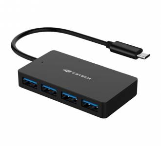 HUB 4 PORTAS USB-C 4P USB 3.0 C3TECH HU-C310BK