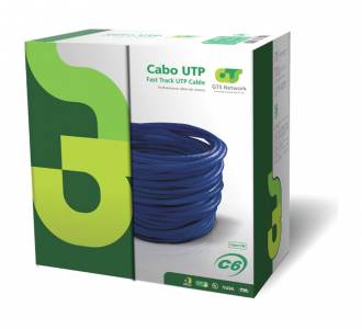 CABO LAN UTP CAT6 GTS NETWORK 305MTS VERMELHO C6GTS-RD 0